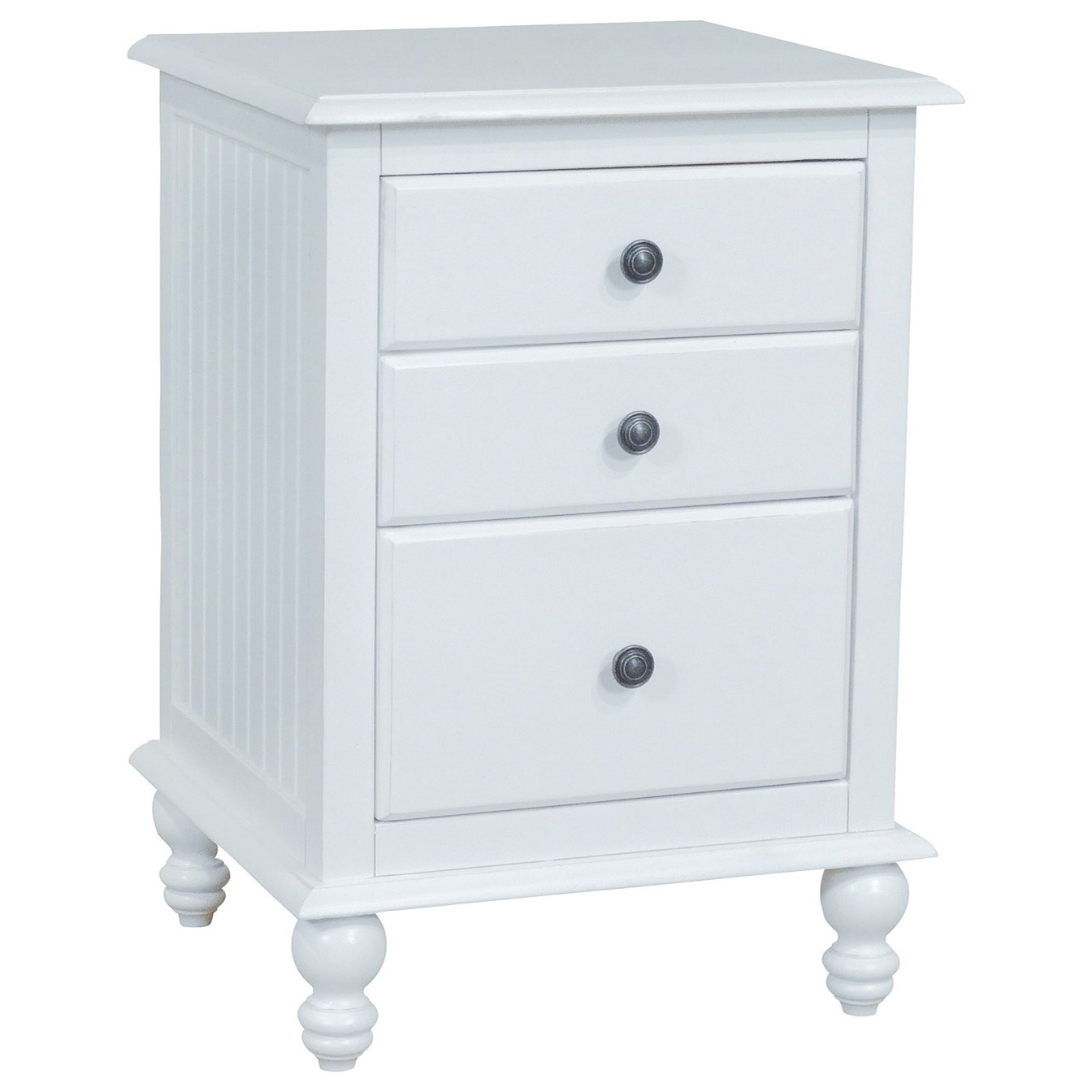 John Thomas Cottage BD082003 Cottage Nightstand with 3Drawers